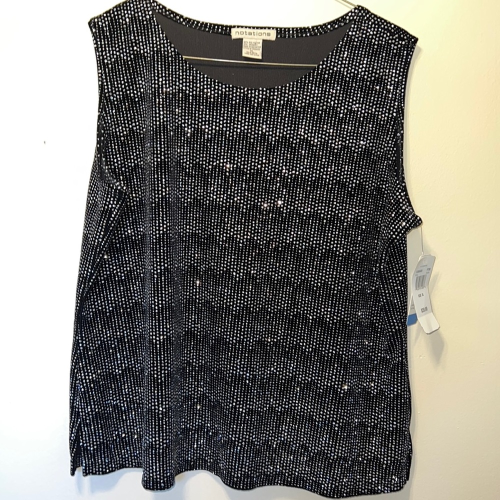 Sparkle covering entire top
